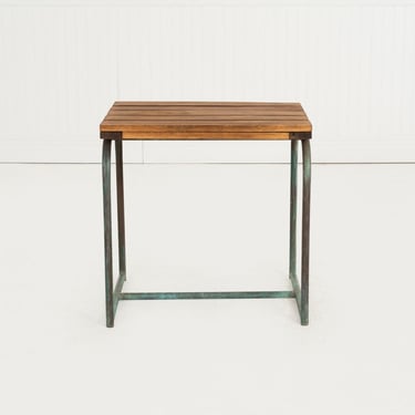 Early Walter Lamb Bronze Occasional Table, circa 1945