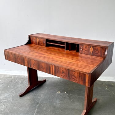 Danish MCM Rosewood Floating Style Desk 