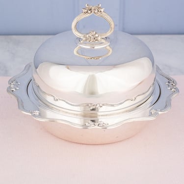 Antique Silverplate 1911 White Star Line Covered Dish