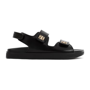 Givenchy Women Givenchy Leather 4G Strap Flat Sandals