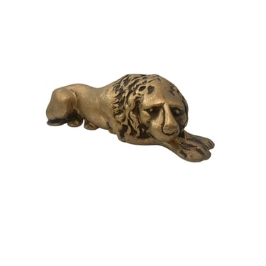 Vintage Brass Lion 