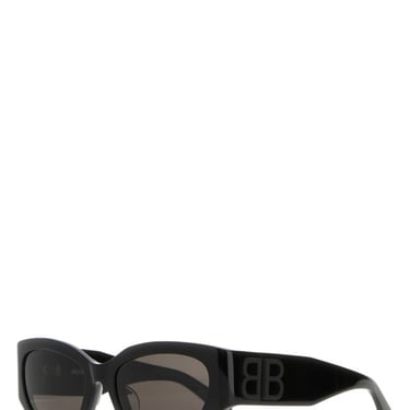 Balenciaga Women Black Acetate Sunglasses