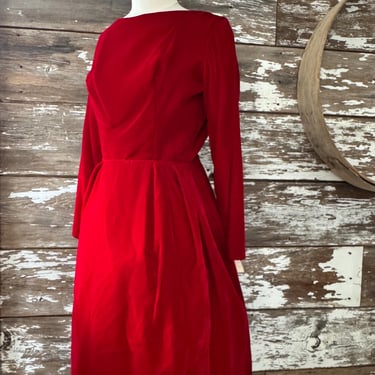Holiday Party Red Burgundy Velvet Mini Dress, Christmas | American Archive  - San Diego, CA
