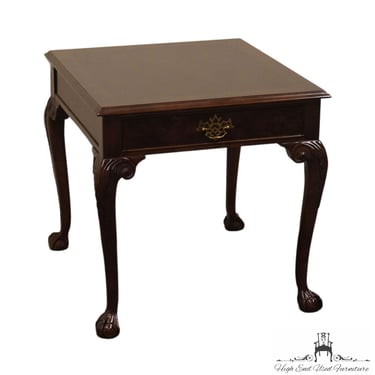 SHERRILL OCCASIONAL CTH Banded Mahogany Traditional Chippendale Style 24