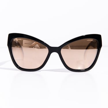 CHANEL Black Cat Eye Sunglasses