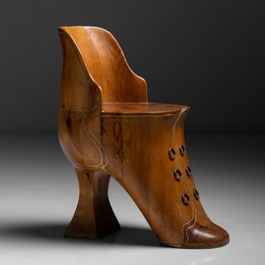 Unique Pine Shoe Chair
