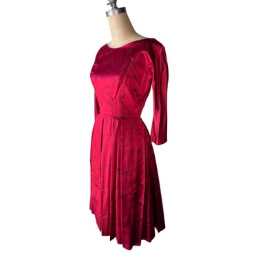 1950s Red Suzy Perette dress 