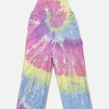 1990s Solo Semore Tie Dye Carpenter Overalls