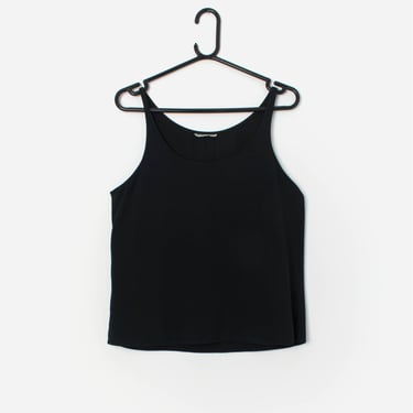 Vintage Emporio Armani black vest top - XS 