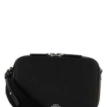 A.P.C. Woman Black Leather Soho Crossbody Bag
