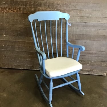 Sweet Blue Rocking Chair (Tacoma)