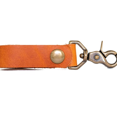 Leather Key Fob | Leather Keychain | Stocking stuffer | Made in USA 