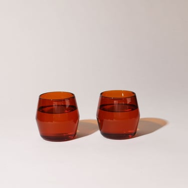 YLD* 6 Oz Amber Glass