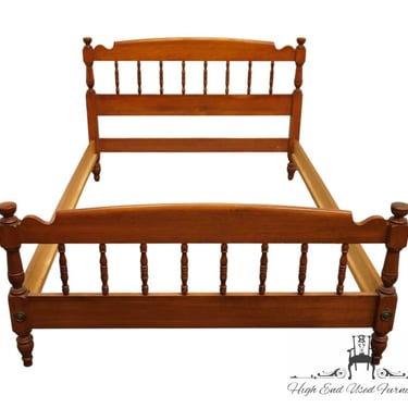 TELL CITY Solid Hard Rock Maple Colonial Early American Full Size Bed - Potomac Finish 