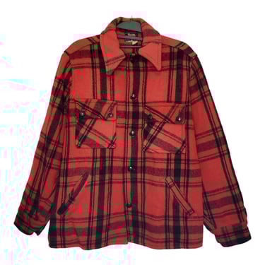 Vintage Woolrich Jacket Retro 1990s Nordic Blanket Coat +