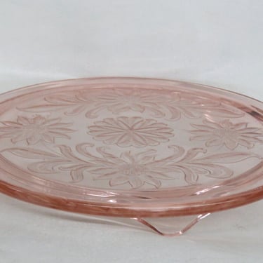 Depression glass cake clearance stand