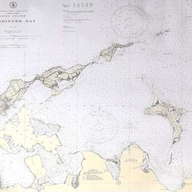 Raymond Stanton Patton, Gardiners Bay Map, Lithograph 