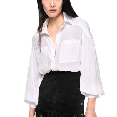 Shoulder Yoke Blouse - Ivory