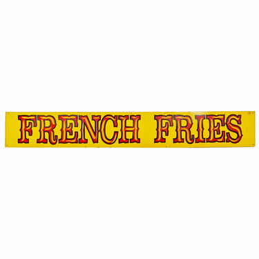 Vintage Carnival “French Fries” Sign | Aurora Mills | Aurora, OR