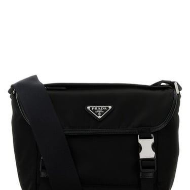 Prada Men Black Nylon Crossbody Bag