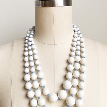 Vintage Layered Beaded Necklace