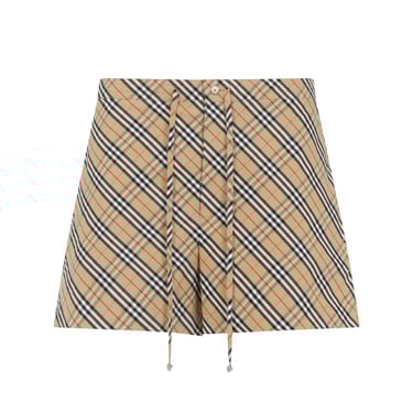 Burberry Check Shorts Women