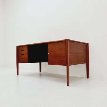 German vintage teak Desk by Wilhelm Renz, 1960s 