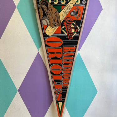 Vintage Baltimore Orioles Pennant