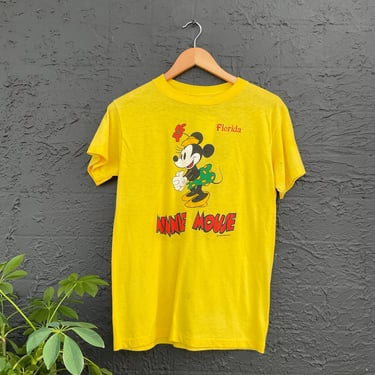 Minnie Mouse Florida Walt Disney Yellow Tee / Ch: 40”