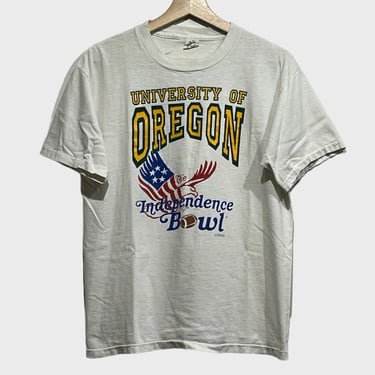 1992 Oregon Ducks Independence Bowl Shirt L