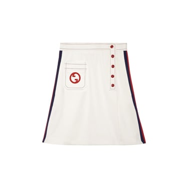 Gucci Interlocking G A-Line Skirt Women