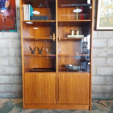 Teak and Glass Cabinet Made In Denmark