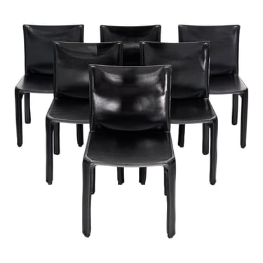 CAB—412 Dining Chairs by Mario Bellini for Cassina