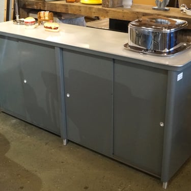 Metal Formica Top Buffet