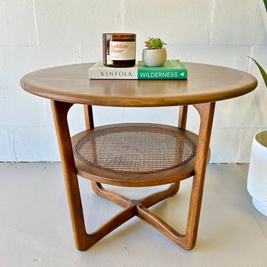 Mid Century Walnut Side Table by Lane