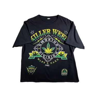 Vintage Stoner Pot T-Shirt 420 Blaze Up Killer Weed