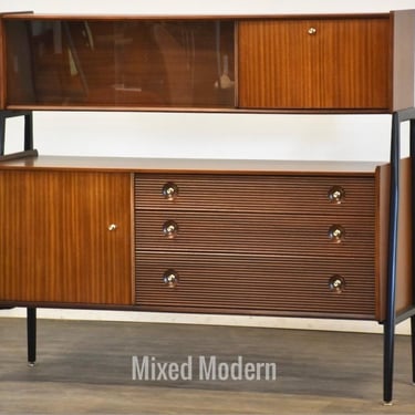 Nathan Furniture Teak Sideboard Credenza 