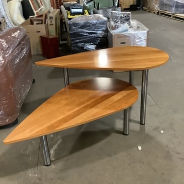 Pair of teardrop tables