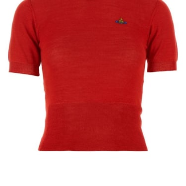 Vivienne Westwood Woman Red Wool Blend T-Shirt