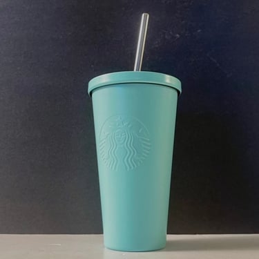 Starbucks Mermaid Logo Tumbler Tiffany Blue 16oz 