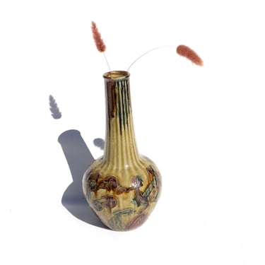Vintage O.M.C Japan Vase, Vintage Home Decor, Pottery, Ceramic Bud Vase, Otagiri Japan Stoneware 