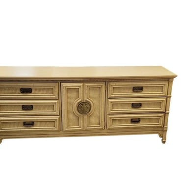 Faux Bamboo Chinoissere Dresser / Credenza 