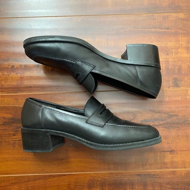 Vintage 1990’s Leather Loafers By Nine West 
