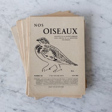 Nos Oiseaux Journal set of 13