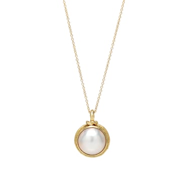 One-of-a-Kind Round Mabè Pearl Necklace
