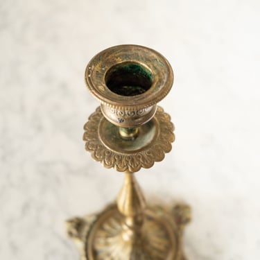 vintage french ornate candlestick