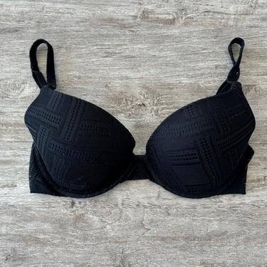 Vintage Y2K Victoria’s Secret Body By Victoria Bra Demi Uplift Black 34D 