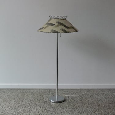 Vintage Nessen Studio NY Chrome Floor Lamp 
