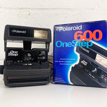 Vintage Polaroid OneStep 600 Instant Film Photography Impossible Project Believe in Film Polaroid Originals Photograph NOS Box 1990s 90s 