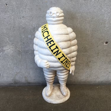1940's Michelin Man Cast Iron Advertisement